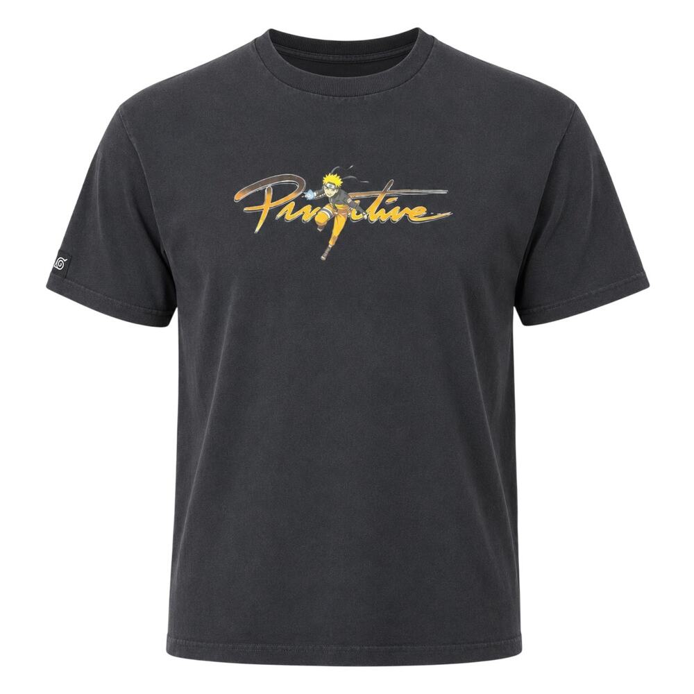Primitive x Naruto Faded Black Anime Graphic Tee Men’s Medium Streetwear